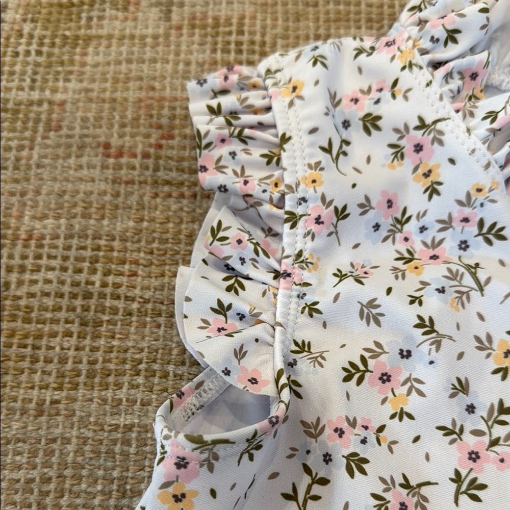 Floral Ruffle Swimsuit - Picture 5 of 7